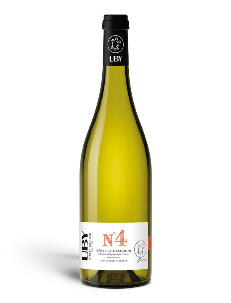 UBY - COLOR - N°4 - Côtes de Gascogne, vin blanc tendre fruité