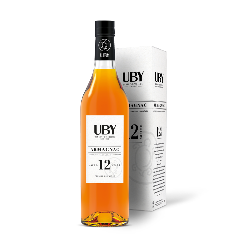 UBY - ARMAGNAC - AUTHENTIQUE - 12 ANS D'ÂGE, AOP Armagnac