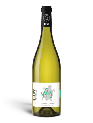 UBY - BIO - N°21 - Côtes de Gascogne, vin blanc sec fruité, BIO