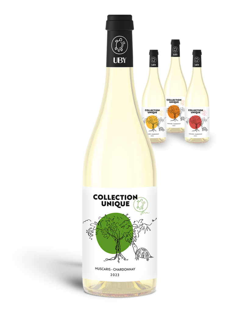 UBY - Collection Unique, vin blanc sec floral, Muscaris - Chardonnay