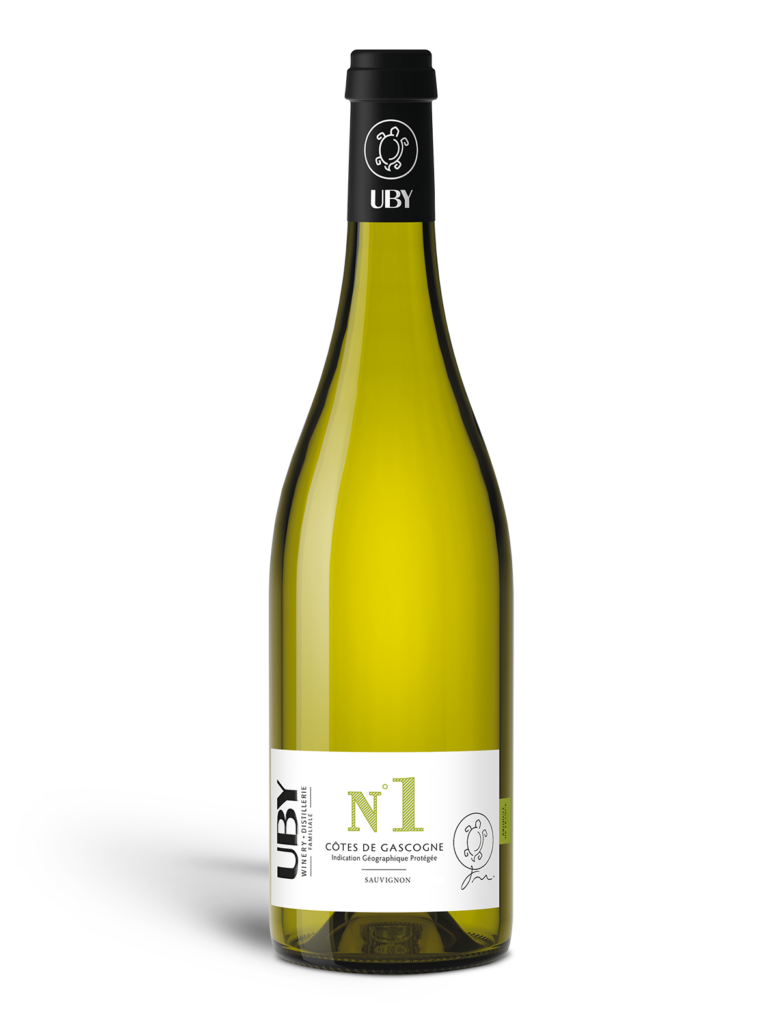 UBY - COLOR - N°1 - Côtes de Gascogne, vin blanc sec vif