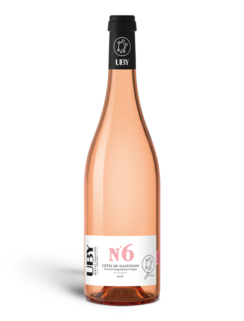 UBY - COLOR - N°6 - Côtes de Gascogne, vin rosé fruité