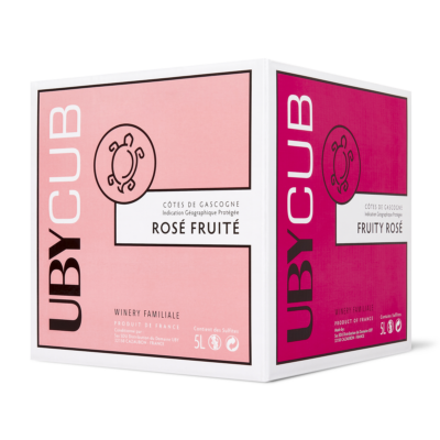 UBY - CUB - ROSÉ FRUITÉ - Côtes de Gascogne, vin rosé fruité