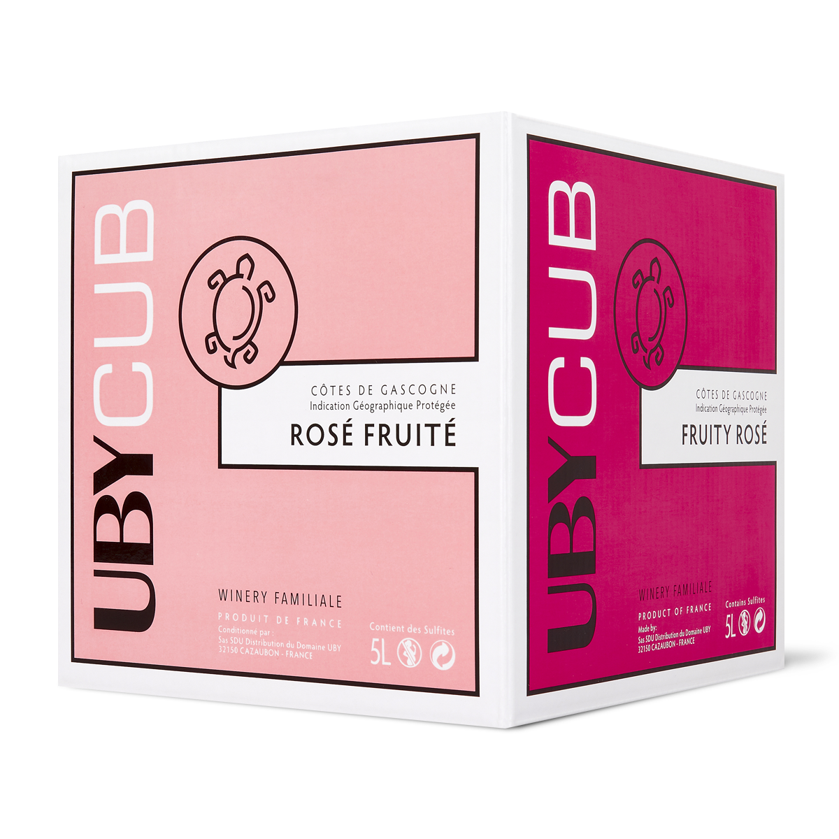 UBY - CUB - ROSÉ FRUITÉ - Côtes de Gascogne, vin rosé fruité