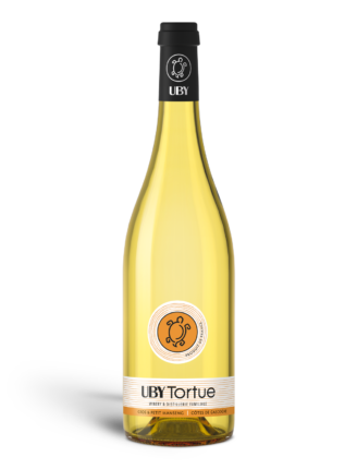 UBY - TORTUE - BLANC TENDRE - Côtes de Gascogne, vin blanc tendre fruité